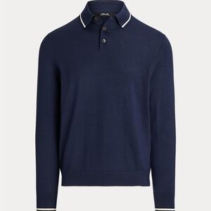 RLX Ralph Lauren Performance Polo-Collar Jumper